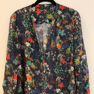 Zara Blouse Medium Silver hardware